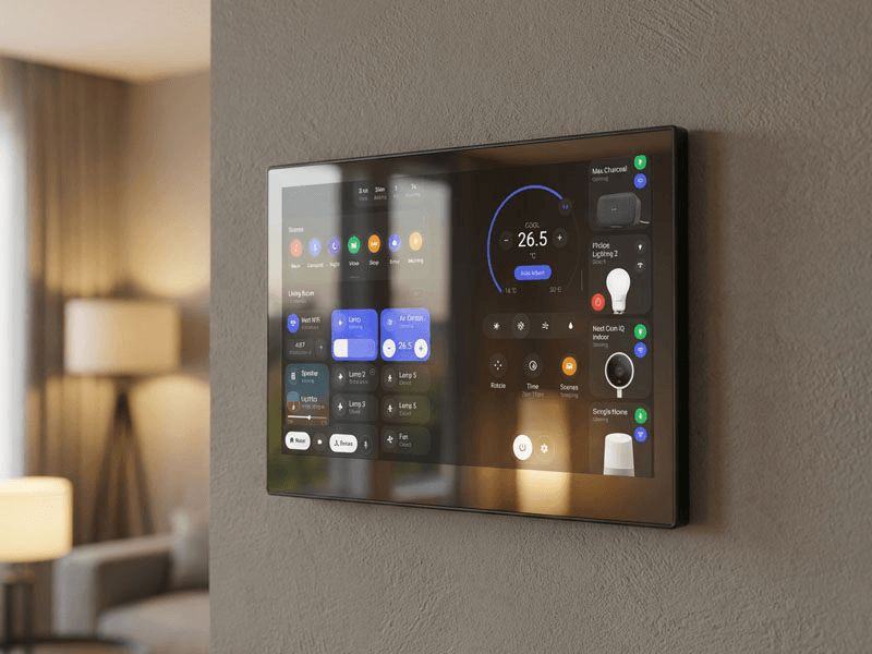 Touchscreen smart panel